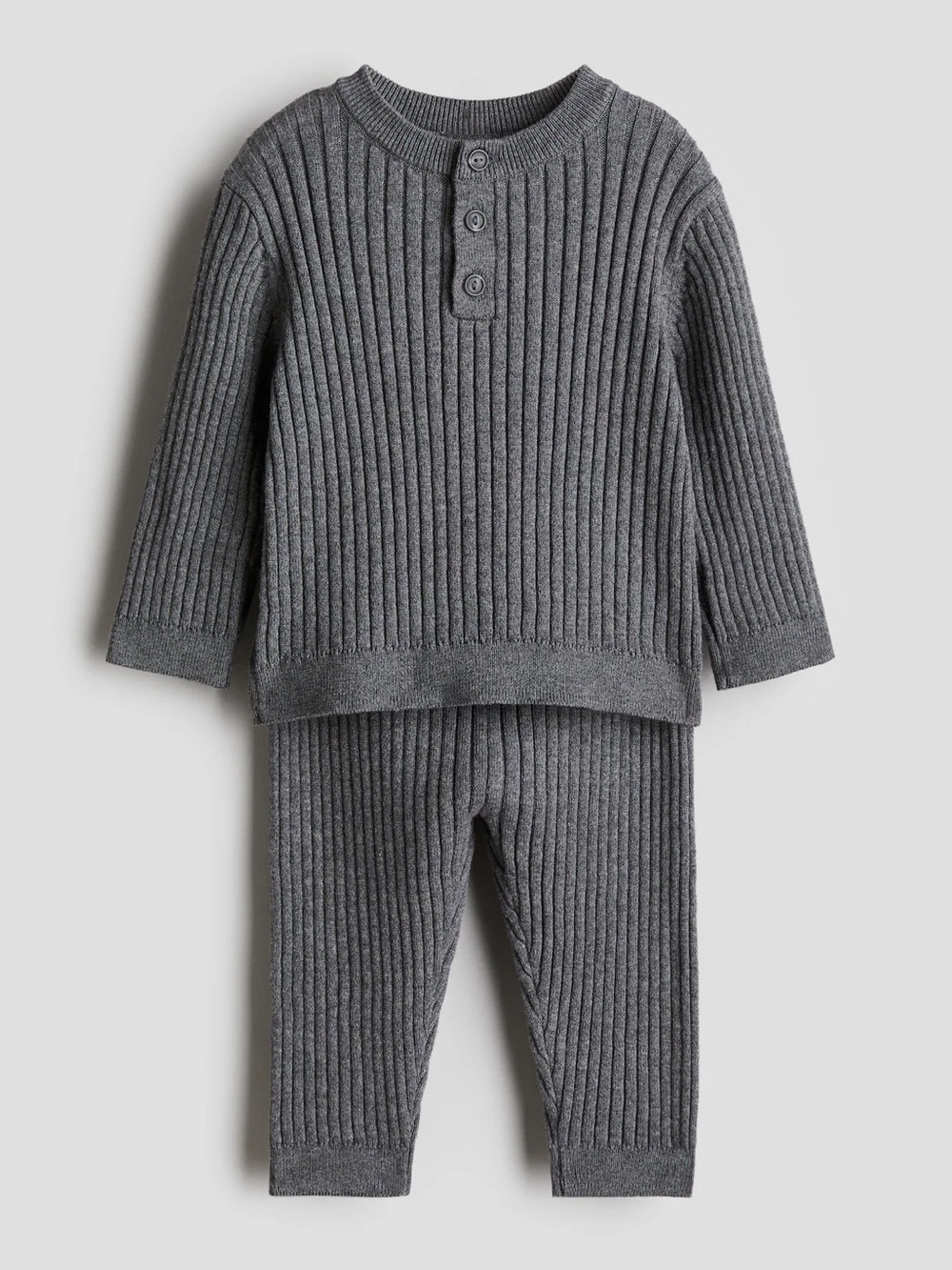 H&M Cotton Knit 2 Piece Set